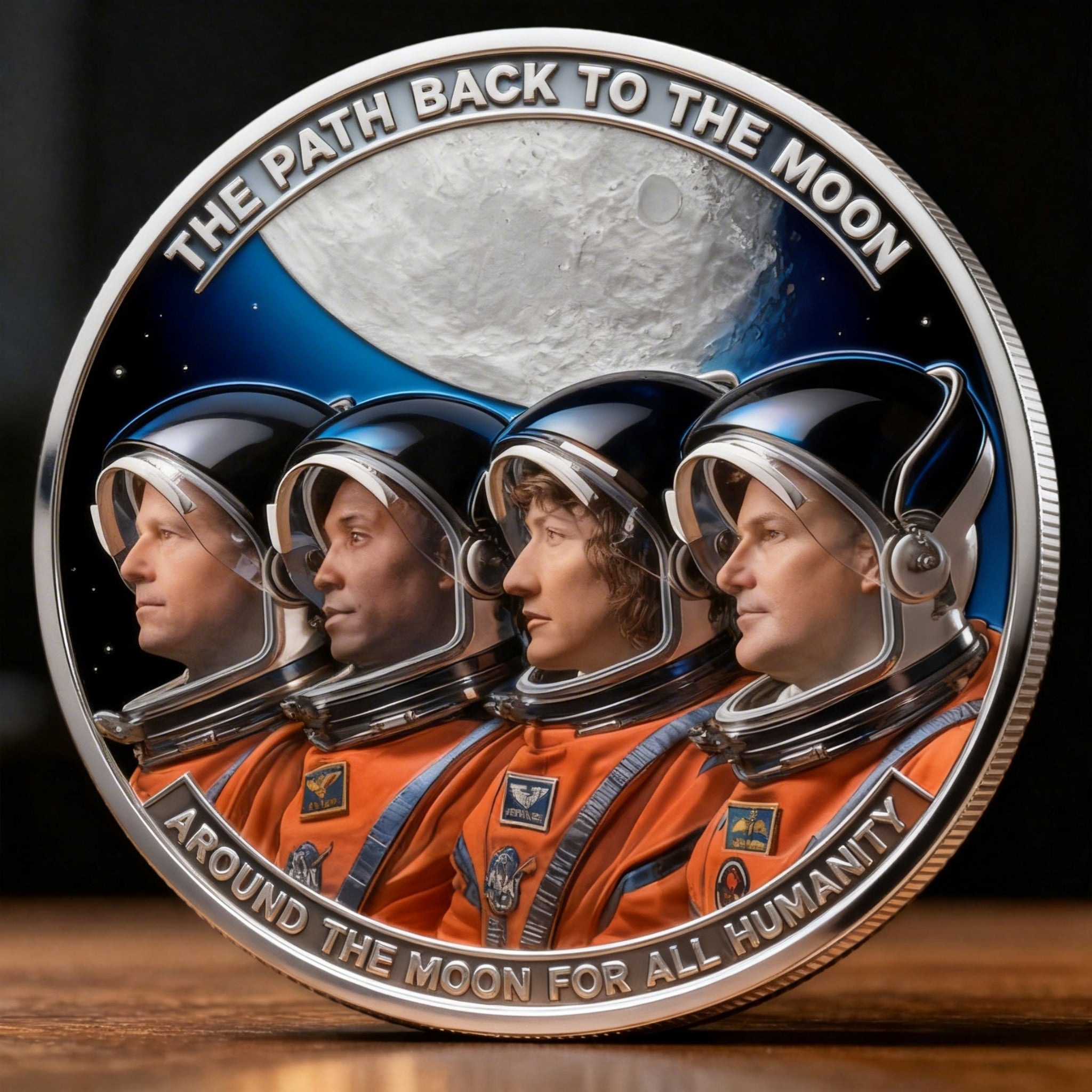 🚀Flash Sale 60% OFF 🌕 Artemis II Lunar Mission 3D Commemorative Coin