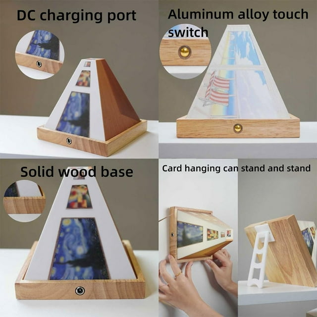 3D Naked Eye Visual Night Light