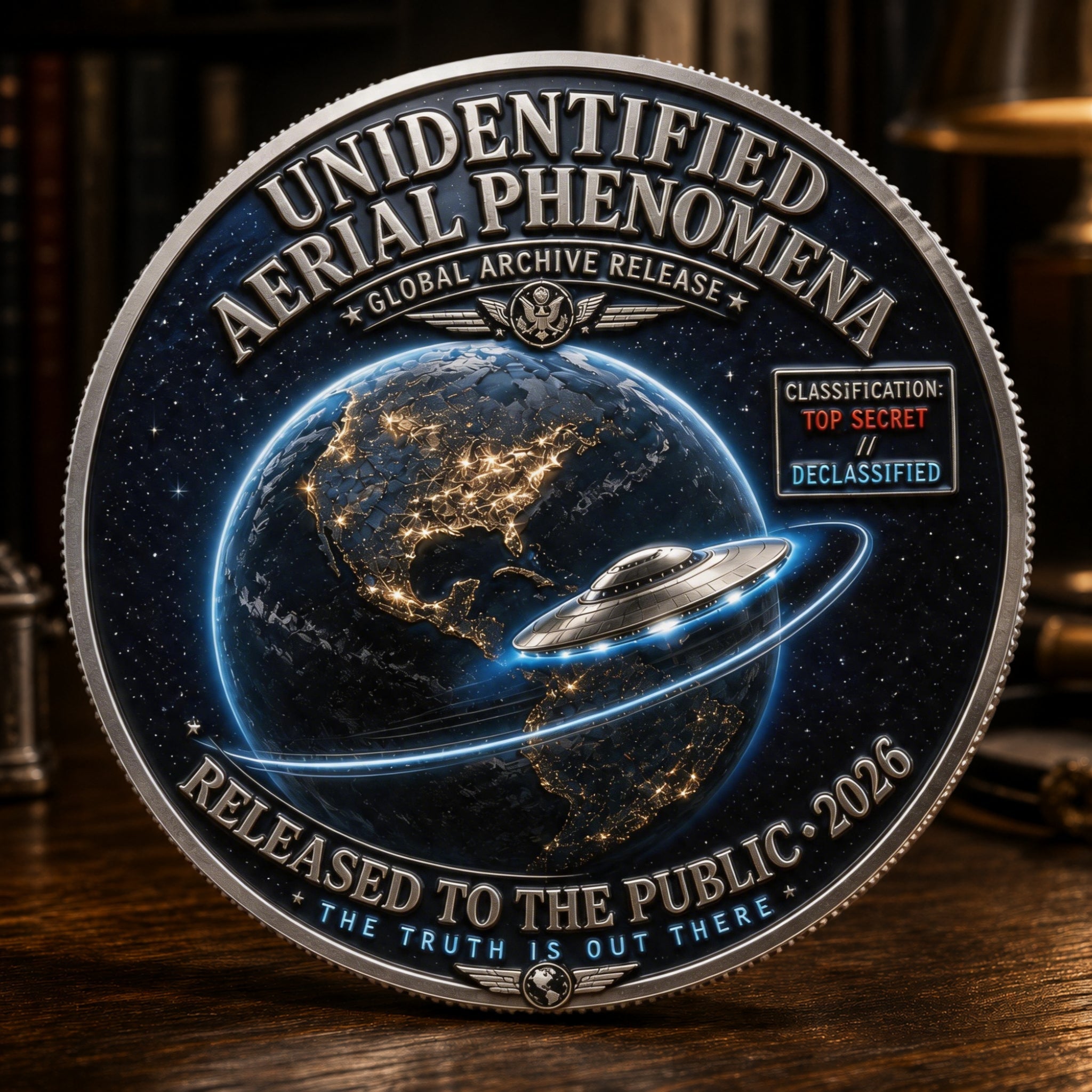 Last Day 49% OFF🔥UFO Disclosure 2026 Commemorative Coin 🌌
