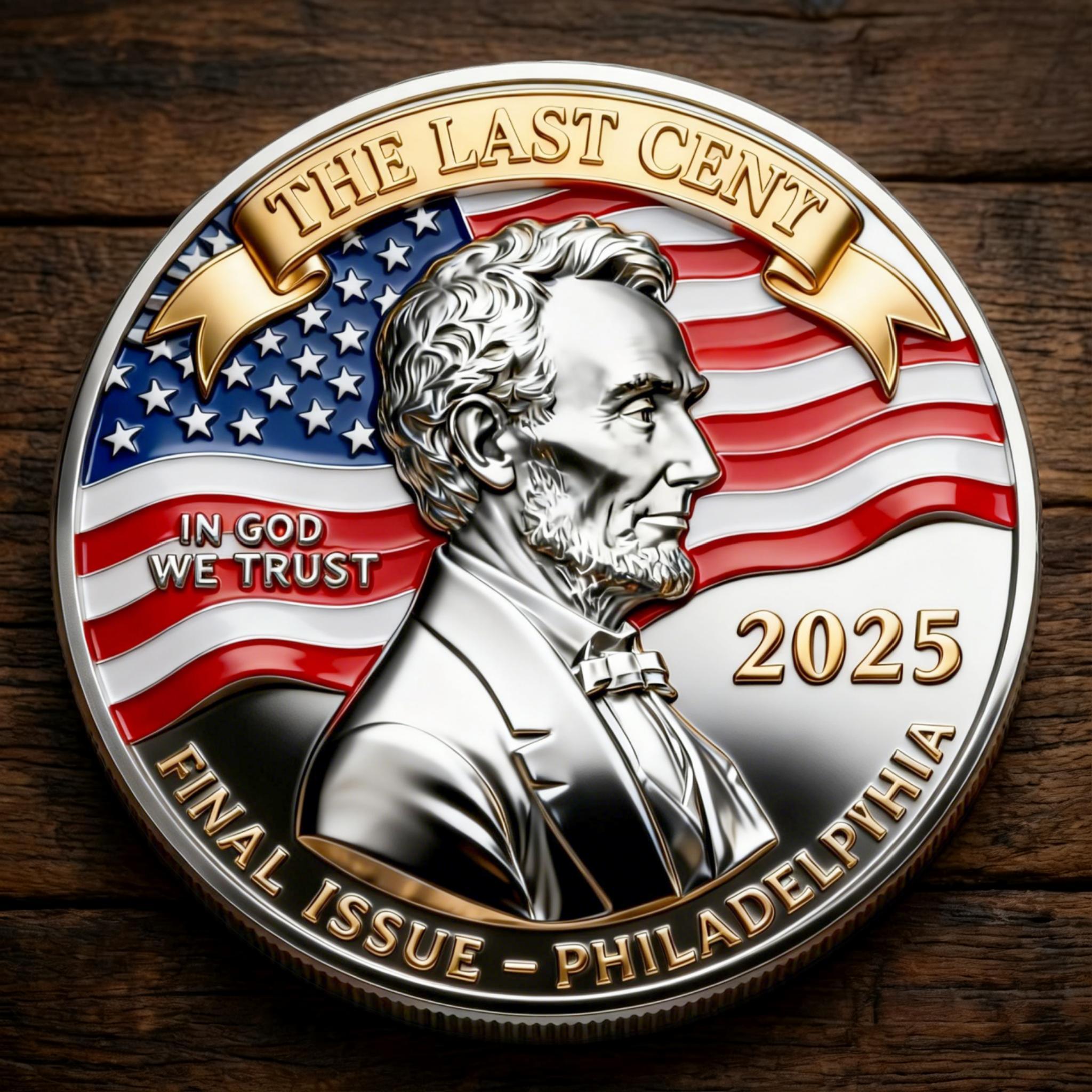 🏆New Year 60% OFF - The Last Cent Commemorative Coin – Honoring 232 Years of Service