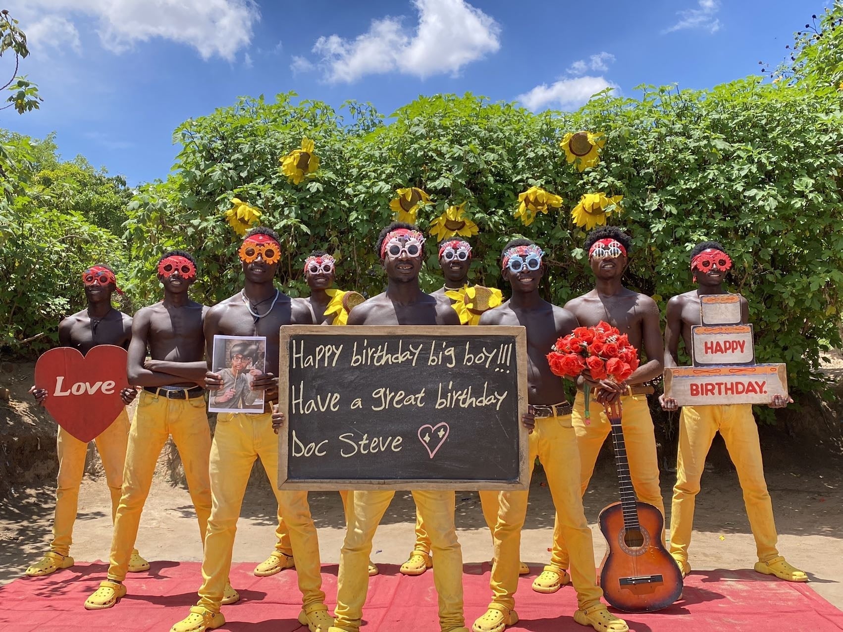 Africa Yellow Pants Team