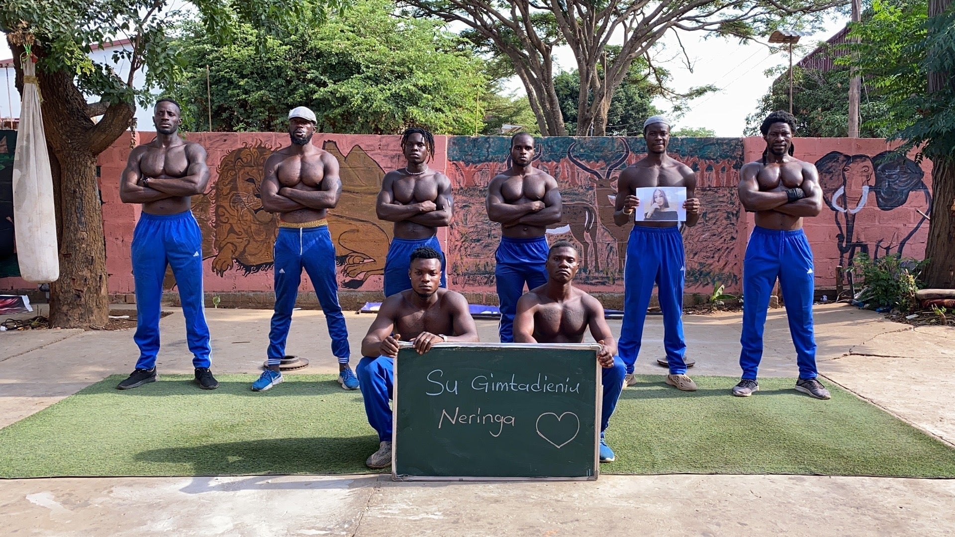 Africa Blue Pants Team