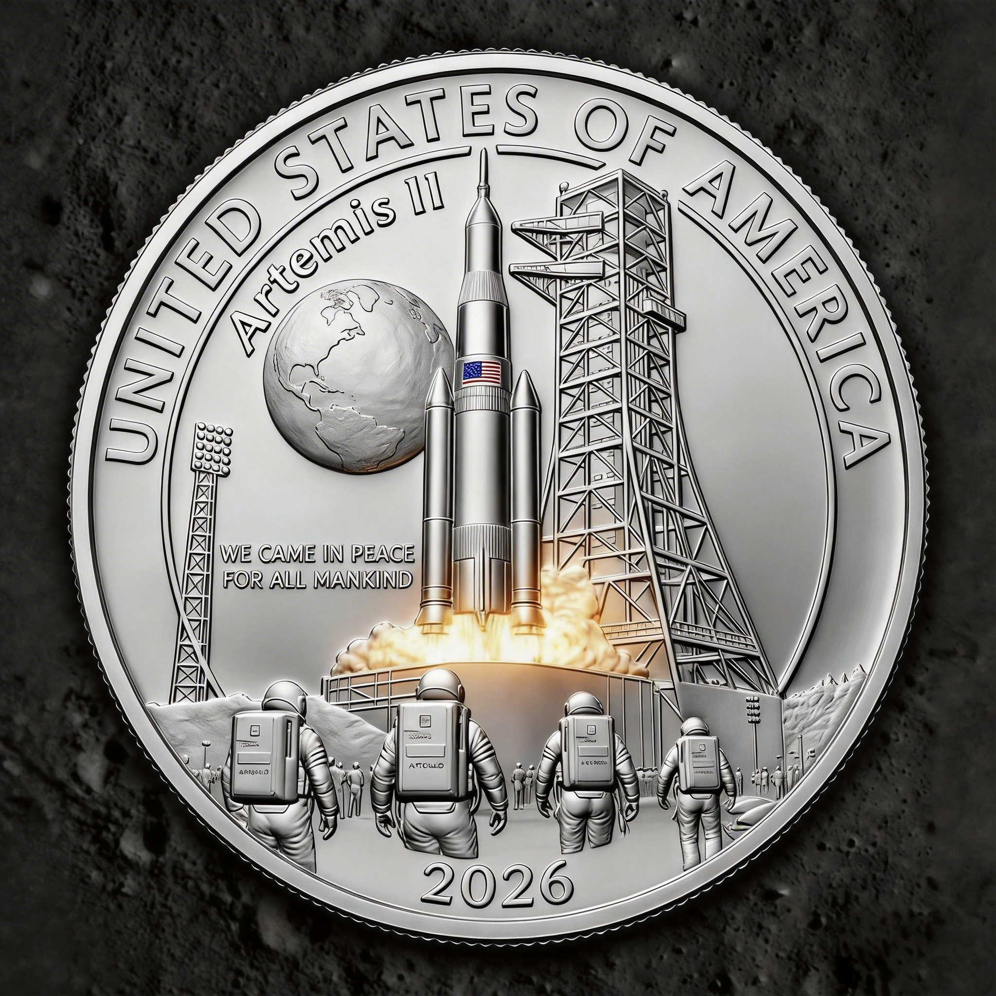 ⚡️Last Day 60% OFF - Apollo 11 & Artemis II Commemorative Silver Coin
