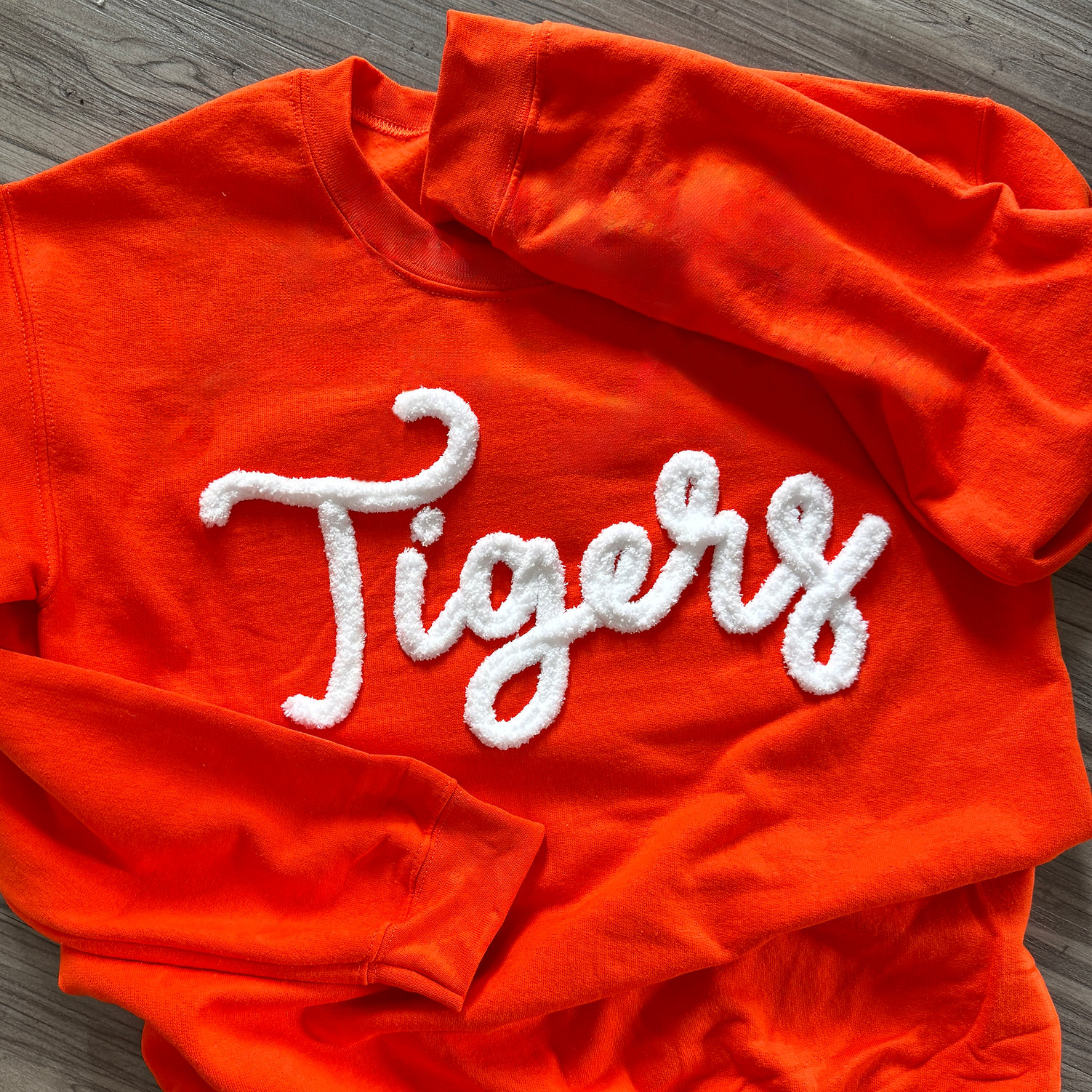 Custom Yarn Embroidered Sweatshirt