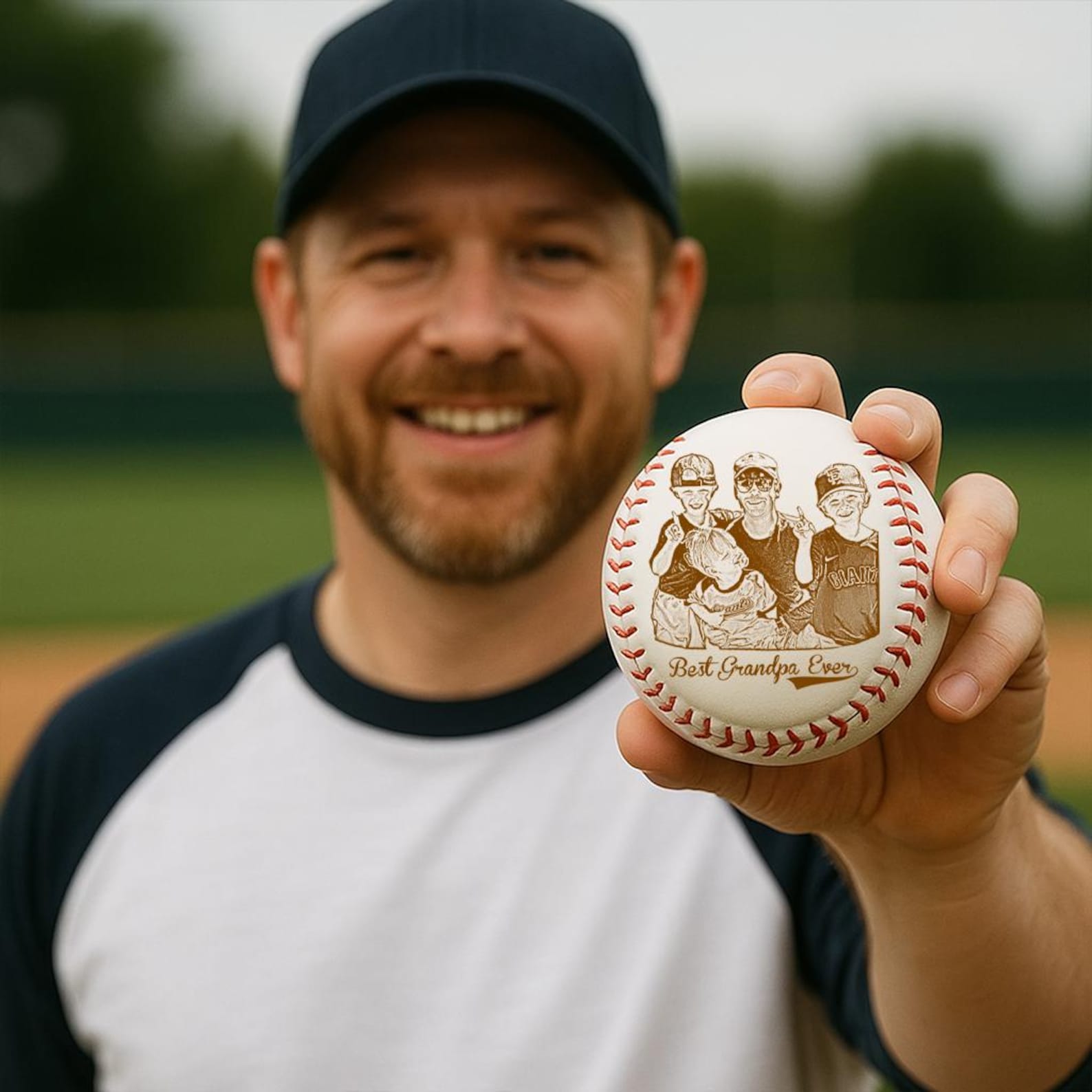 Personalized Gifts - Engrave Your Favorite Photo on Baseball Balls
