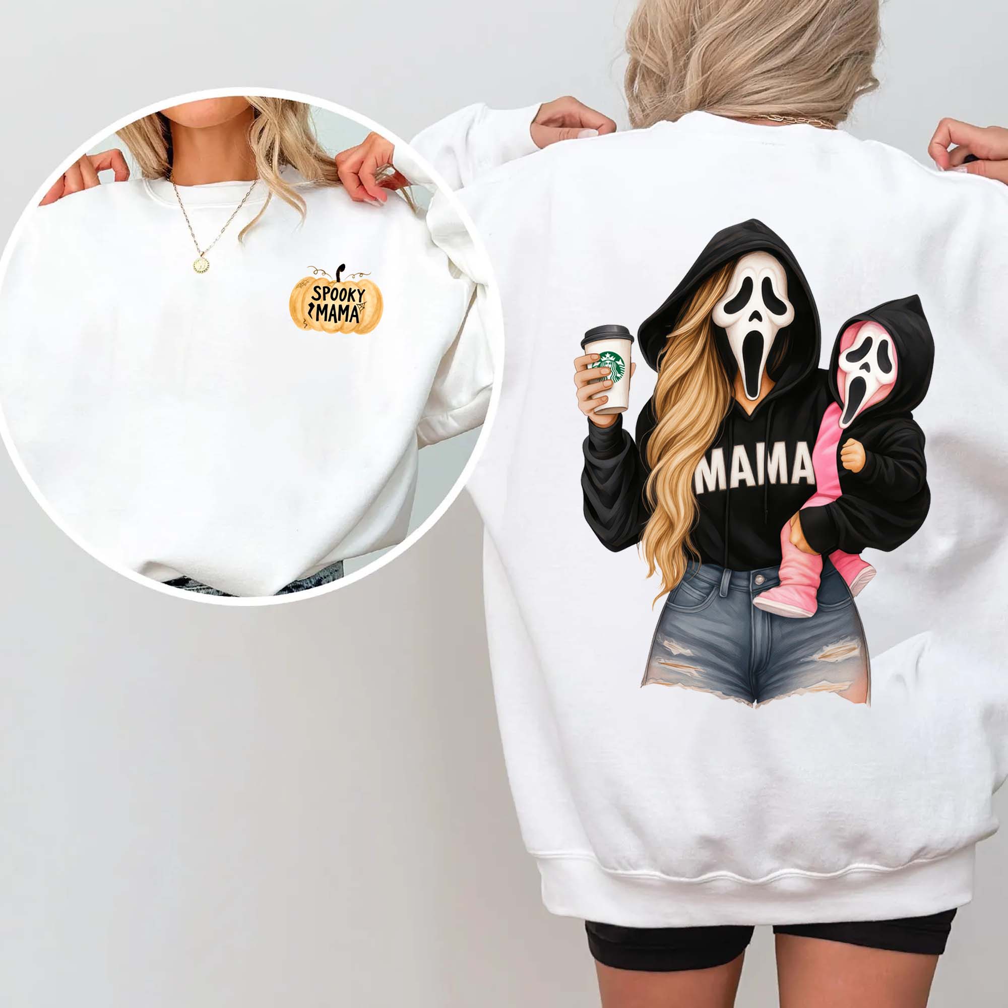 Spooky MaMa Blonde Hair T-shirt,Sweatshirt,Hoodie