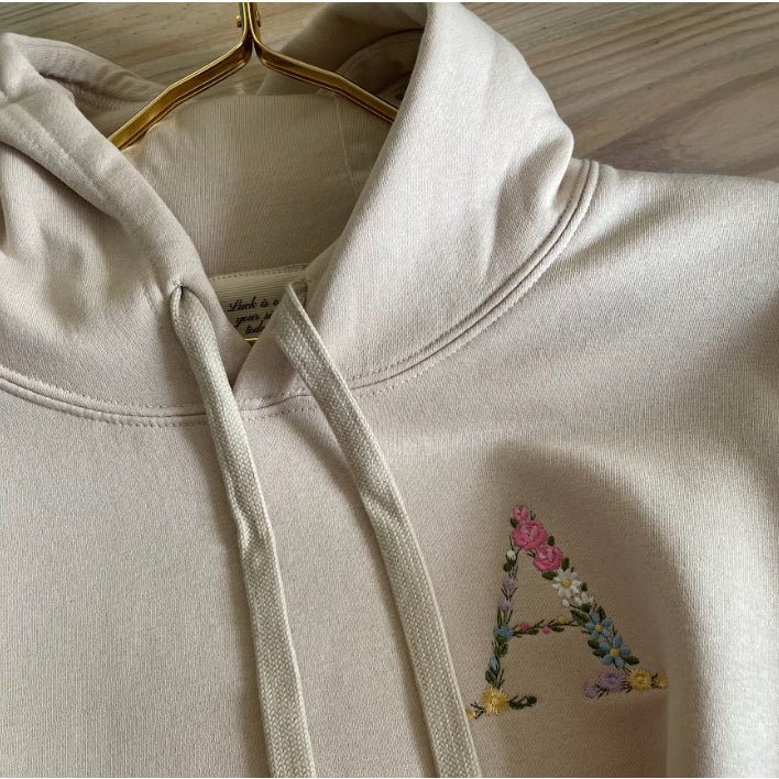 Custom Flower initials T-shirt,Sweatshirt,Hoodie