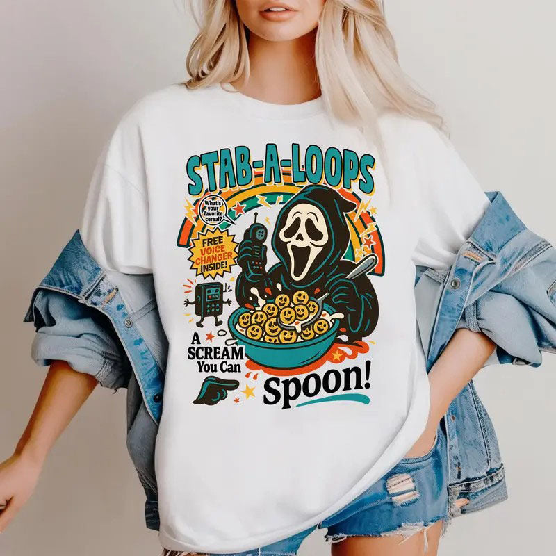 “Horror Cereal Meme” Retro Horror Character Tees,Sweatshirt,Hoodie